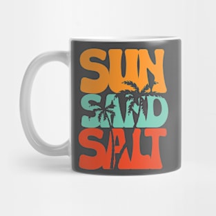 Sun Sand & Salt | Ocean Vibes | T Shirt Design Mug